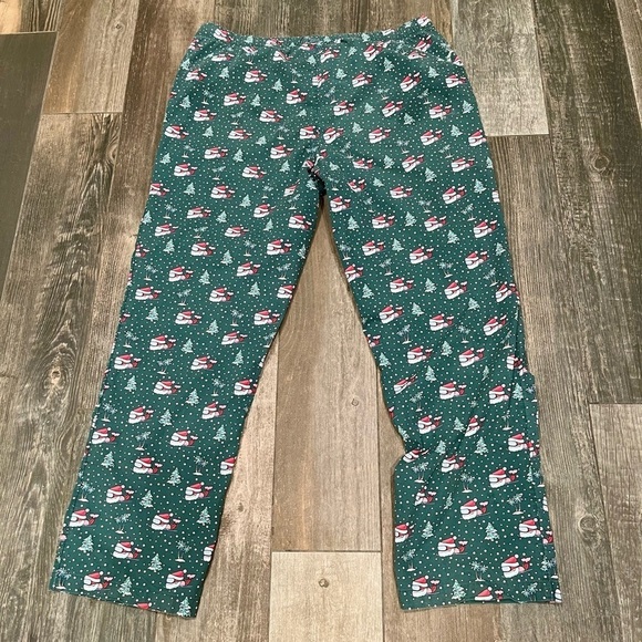 Men's Vineyard Vines Christmas Pajamas Lounge Pants Santa Trees Whale Logo Large - Picture 8 of 8